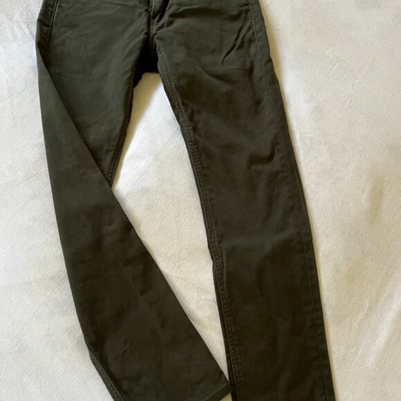 Levi's 511 Men's Commuter Jeans in Olive Green - Picture 2 of 12